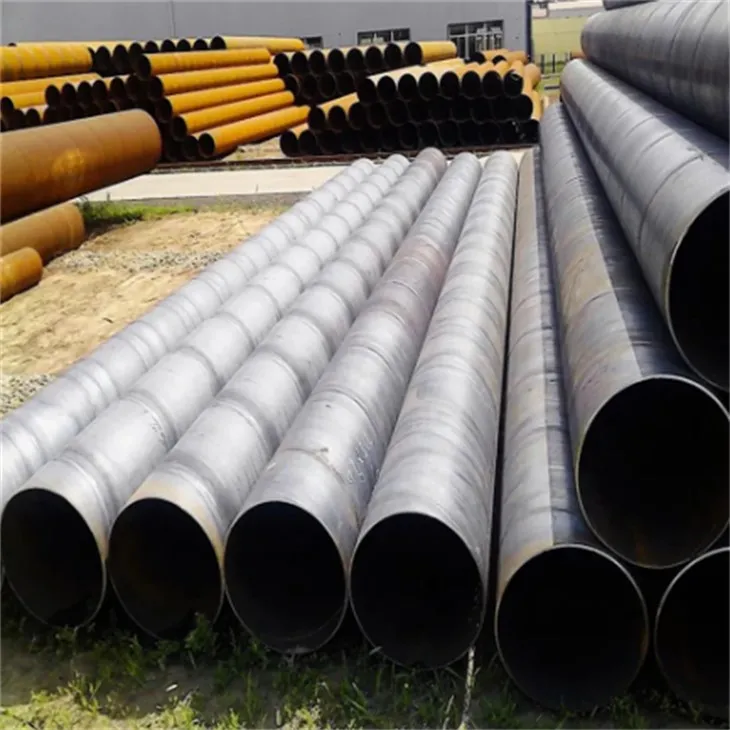 A106 কার্বন কালো সর্পিল ঢালাই ইস্পাত পাইপ